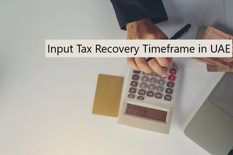 Input Tax Recovery
