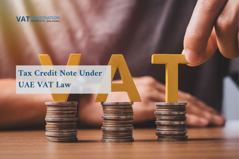 Tax Credit Note Under UAE VAT Law